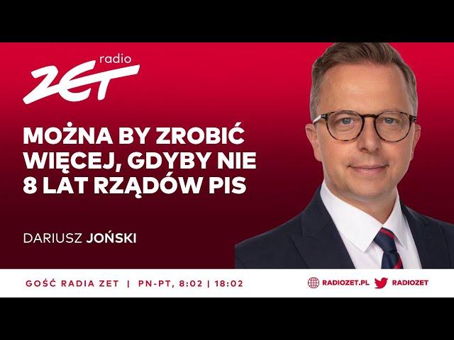 Dariusz Joński: Żywiołu nie da się zatrzymać, można by zrobić więcej, gdyby nie 8 lat rządów PiS