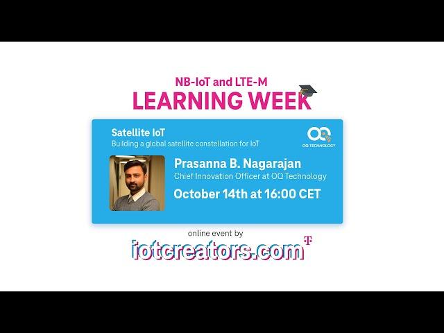 Satellite IoT - NB-IoT and LTE-M Learning Week by iotcreators