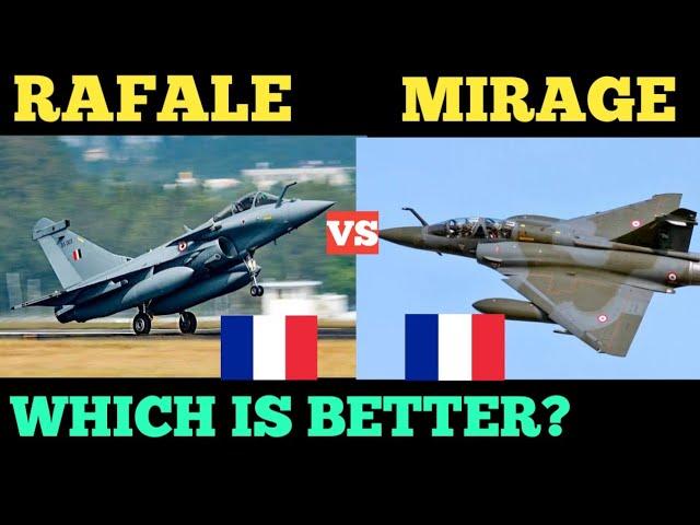 RAFALE vs MIRAGE 2000 FIGHTER JETS SPECIFICATIONS COMPARISON.