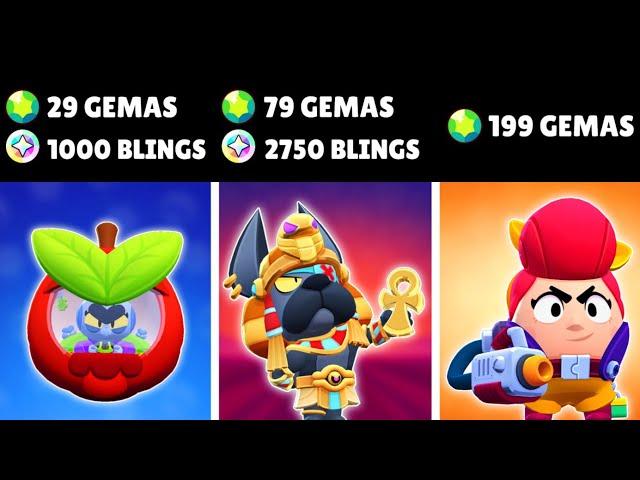 PREÇO DE TODAS AS NOVAS SKINS DA PRÓXIMA ATUALIZAÇÃO! | SNEAK PEEK BRAWL STARS