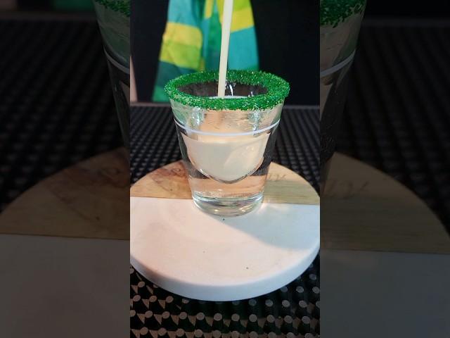 IRISH CACTUS #drinks #drinkrecipes #shots #mancave #stpatricksday #cocktails  #tastetest #irishcream