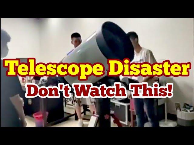 Don't Watch This Huge Celestron 14 Inch Schmidt-Cassegrain Telescope