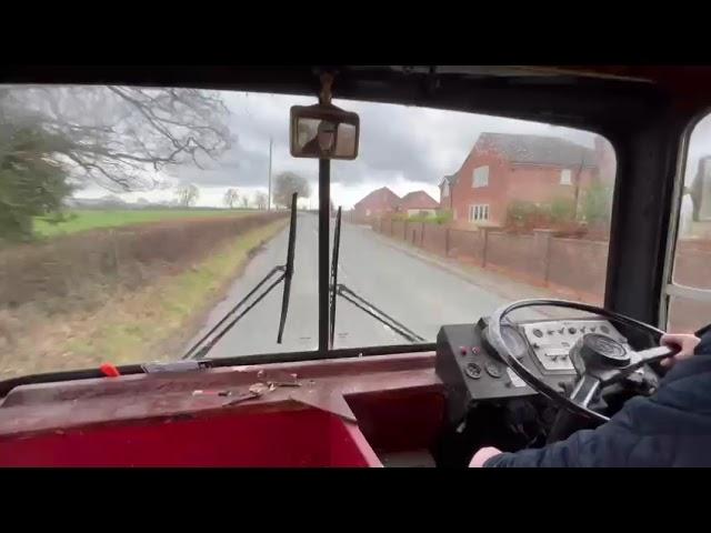 Tom taking Leyland Leopard WOI 2211 for fuel part 2