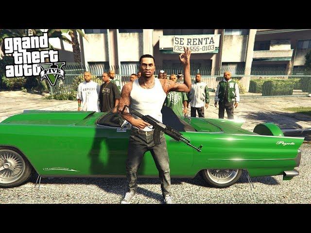 PLAYING GTA 5 AS CJ FROM SAN ANDREAS!!! (GTA 5 Mods)