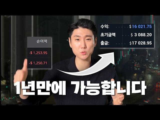 트레이딩으로 1년만에 삶을 바꾸기 (4단계 프로세스)