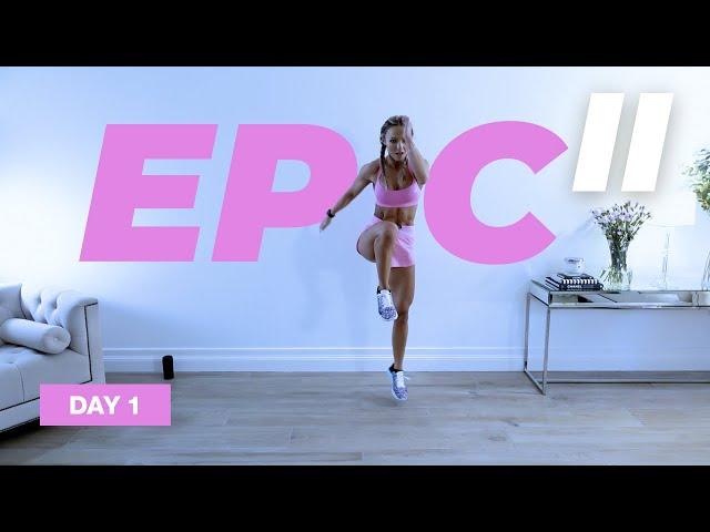 40 Min HIIT + Low Intensity Cardio / No Equipment / No Repeat | EPIC II - DAY 1