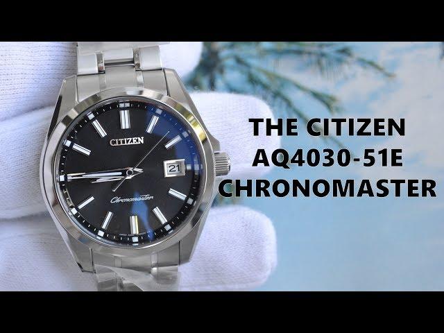 Обзор AQ4030-51E The Citizen Chronomaster Tosa Washi / Модель 2018 года