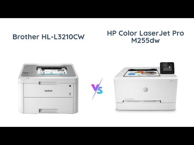 Brother HL-L3210CW vs HP Color LaserJet Pro M255dw: Which Printer is Better?