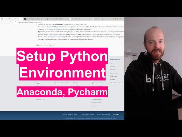 Setup Python on Windows (Tensorflow, OpenCV)