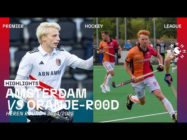 Amsterdam - Oranje-Rood  Tulp Hoofdklasse Heren ‘24/’25 RONDE 1 | Samenvatting