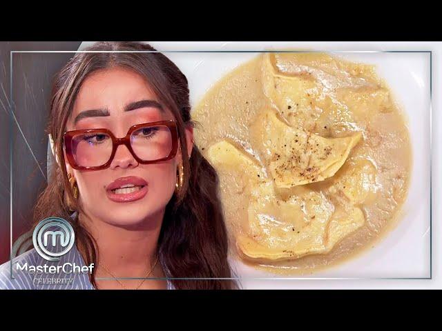 "Sabía que era un truño": Así es el plato de pasta de Marina | MasterChef Celebrity 9