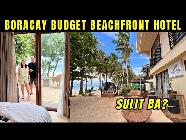 Budget Beachfront Hotel in Boracay Philippines | Signature Boracay Blue Vlog Review