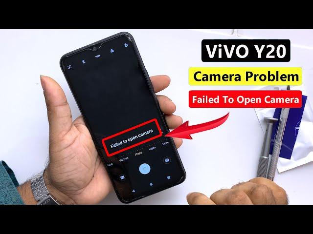 Vivo Y20 Front Camera Failed To Open Camera | Vivo Camera Failed | Camera Problem In Vivo Y20 |