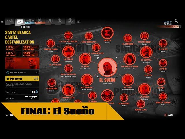  Ghost Recon: Wildlands | Alternate Ending - El Sueño Mission with 100% Cartel Destabilization