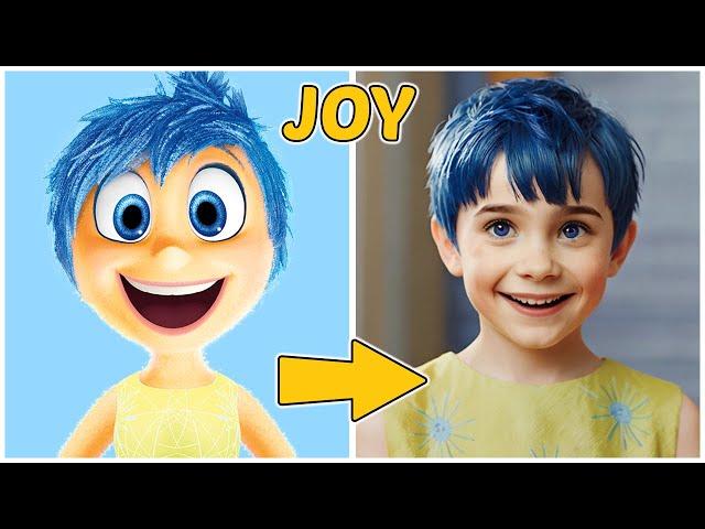 INSIDE OUT 2 Animation Movie Characters As Human Teenagers ‍️ | Joy,  Embarrassment, Envy...!