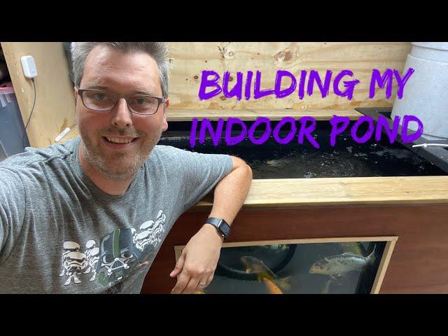 Indoor Koi Pond build, Quarantine and grow out with window!