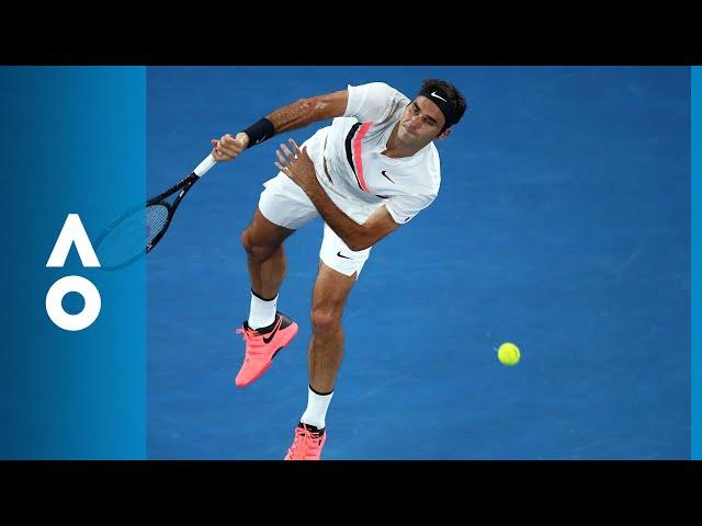 Hyeon Chung v Roger Federer match highlights (SF) | Australian Open 2018