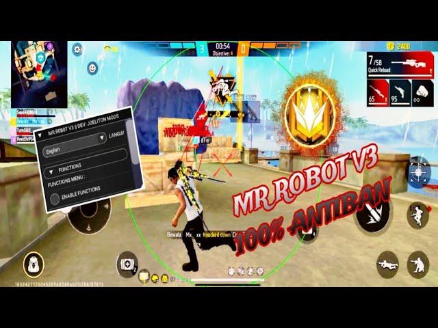 MR ROBOT MOD MENU | OB46 FF HACK | MR ROBOT V3 | FREE FIRE MOD MENU | MR ROBOT V3 | FF HACK