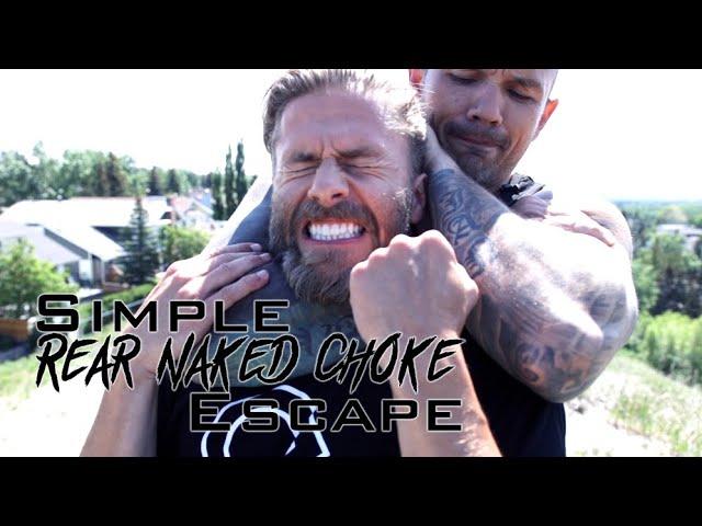 Simple Rear Naked Choke Self Defense