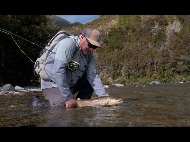 Fly Fishing for Trout at Owen River Lodge in New Zealand