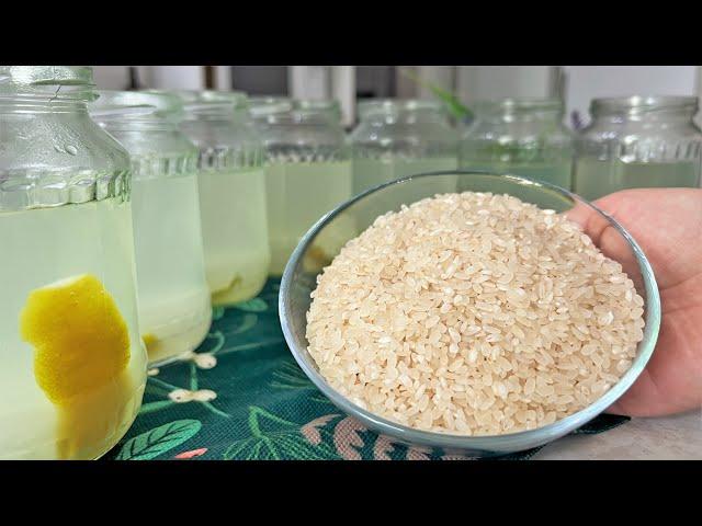 Rice water for hair.Hair grows 2 times faster. From hair loss