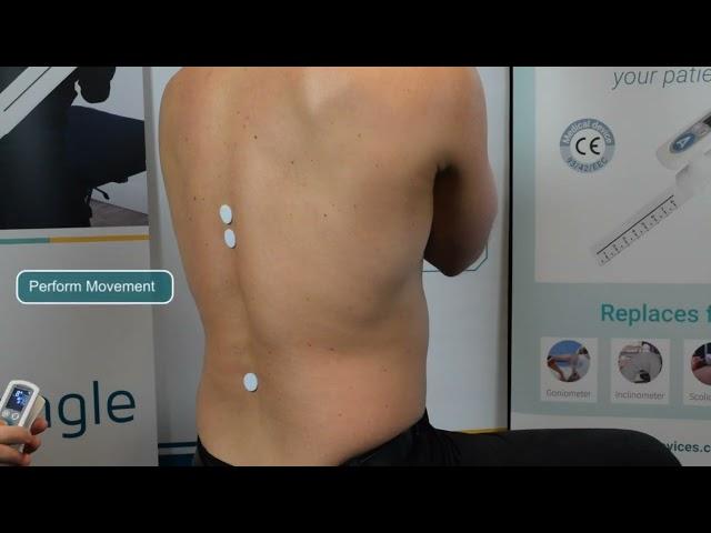 EasyAngle Spinal Measurements - Lumbar Flexion