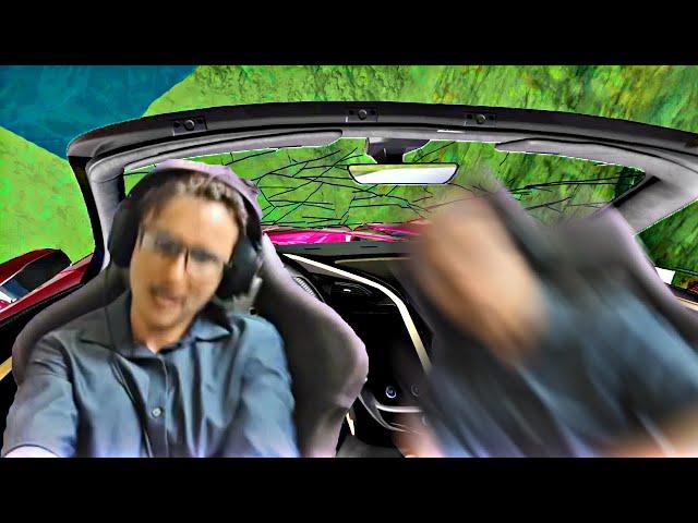 BeamNG but your dad drives off a cliff