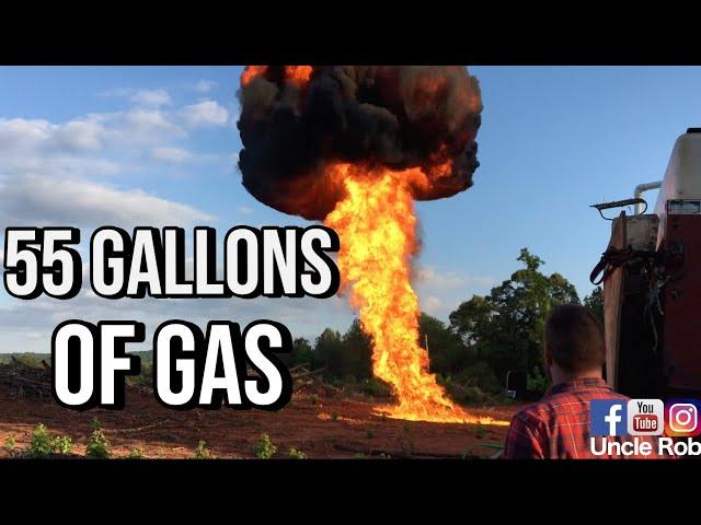 55 Gallon Drum Filled with Gasoline: how to fix broken internet