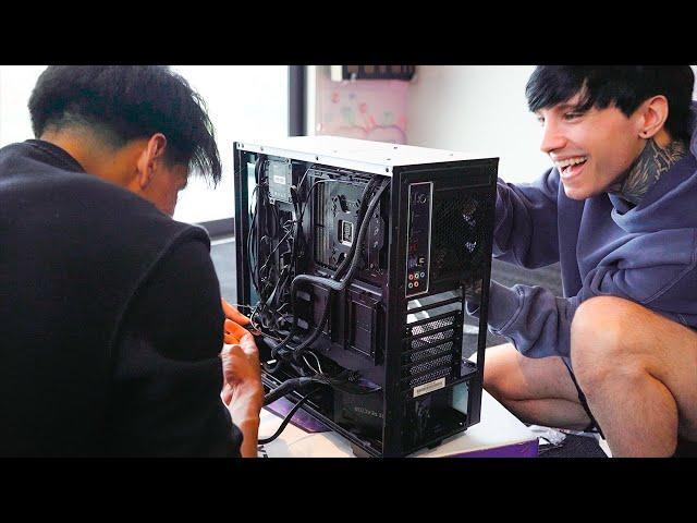 Le Armamos y Regalamos una PC GAMER a un amigo - YANPOL x CRY