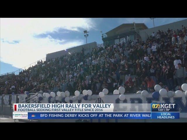 Crosstown battle: Bakersfield HS, Frontier HS to play for Valley football championship