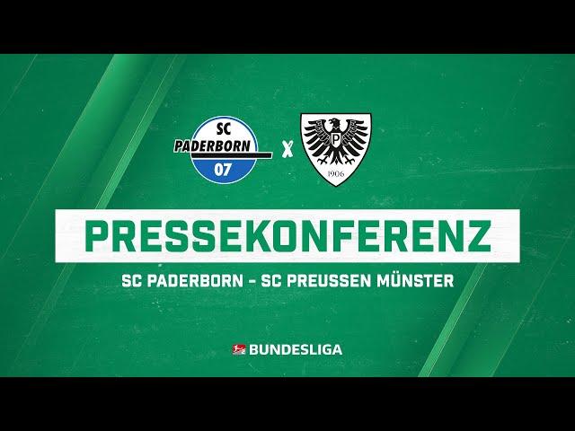 Pressekonferenz: SC Paderborn - SC Preußen Münster (2:0)