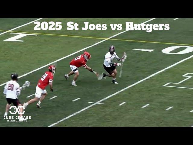 St  Joes vs Rutgers | 2025 Men's Lacrosse Highlights