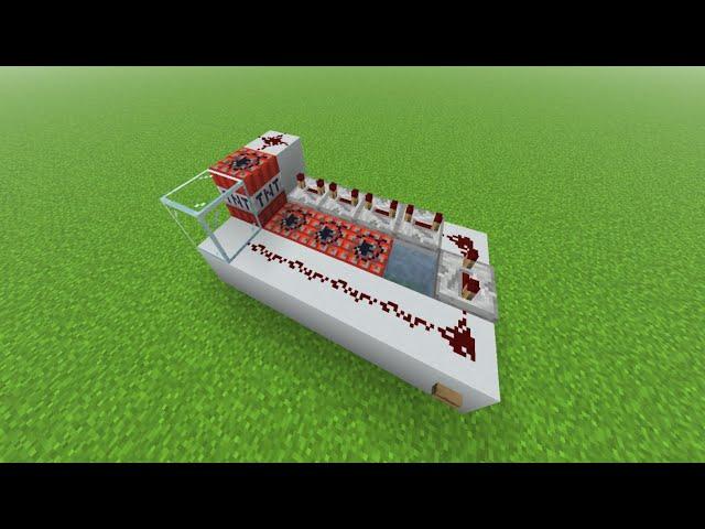 Simple Build TNT Cannon | Minecraft Bedrock Tutorial