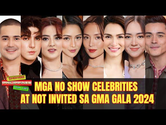 Mga No Show Celebrities at Not Invited sa GMA Gala 2024