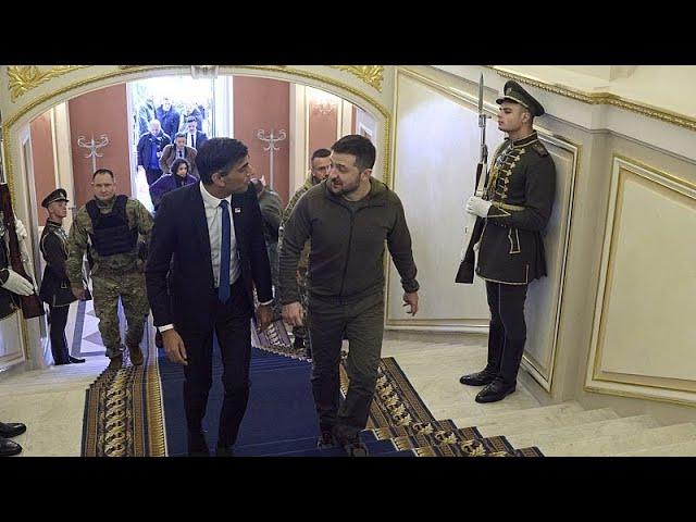Риши Сунак посетил Киев и пообещал Украине поддержку