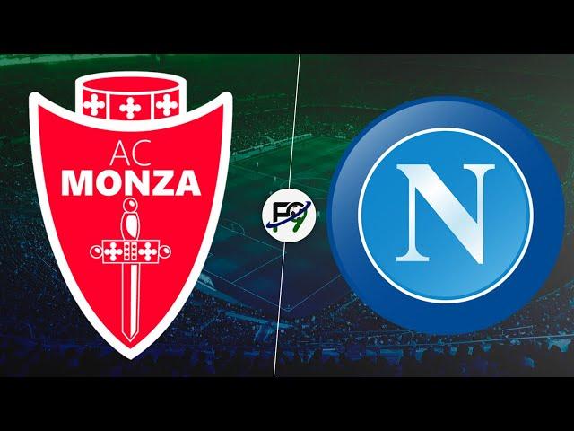 EMOCIONANTE TRIUNFO DEL NAPOLI COMO VISITANTE ANTE MONZA POR 4 A 2 EN VIVO POR FALSO NUEVE