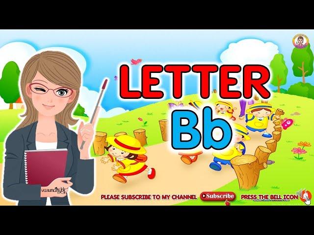 LETTER Bb -PRESCHOOL ENGLISH LESSON-WITH WORDS AND GAMES