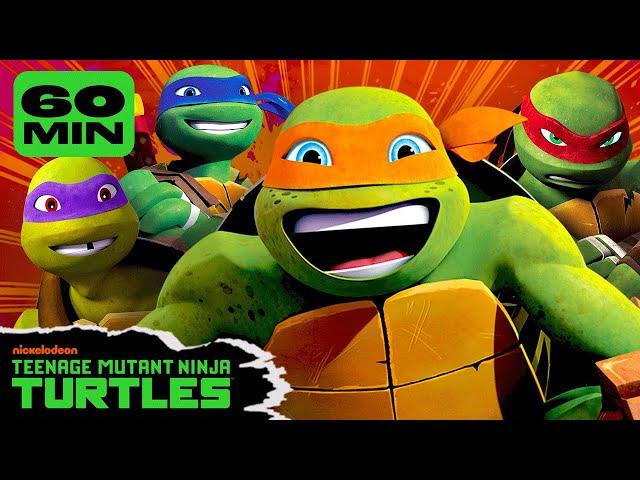 60 MINUTES of Mikey as the Youngest Brother!  | Teenage Mutant Ninja Turtles