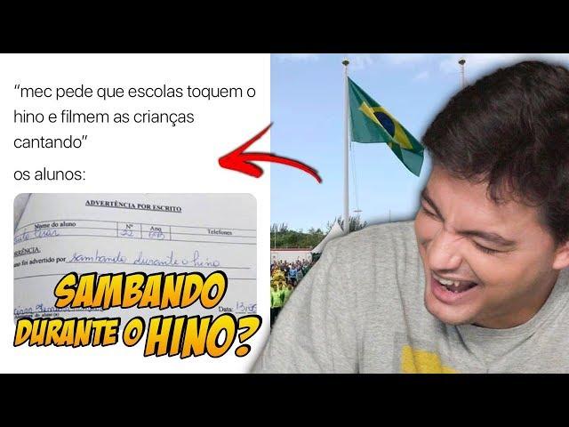 RESPOSTAS DE PROVAS MAIS ENGRAÇADAS - HINO NACIONAL [+10]