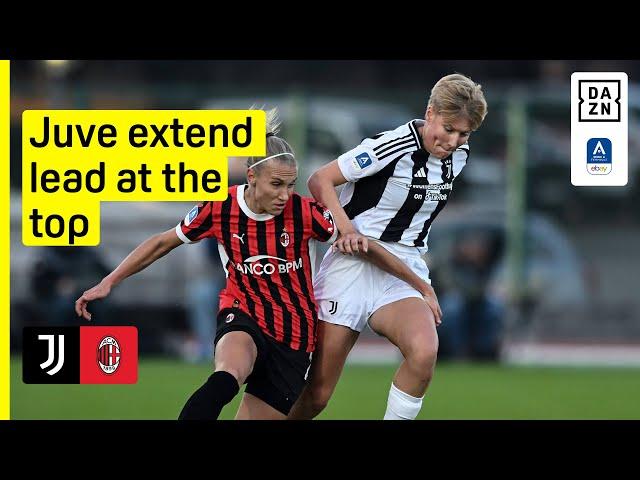 HIGHLIGHTS | Juventus vs. AC Milan (Serie A Femminile Matchday 9)