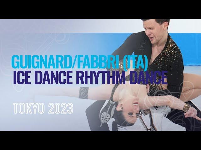 GUIGNARD/FABBRI (ITA) | Ice Dance Rhythm Dance | Tokyo 2023 | #WTTFigure