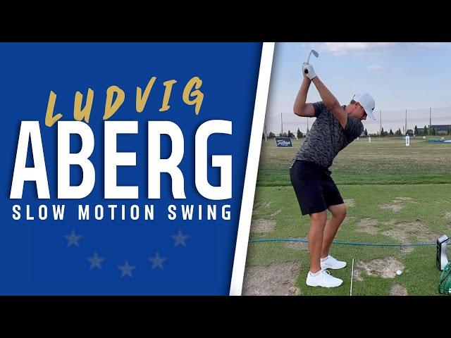 Europe's NEW Sensation Ludvig Aberg Slow Motion Golf Swing