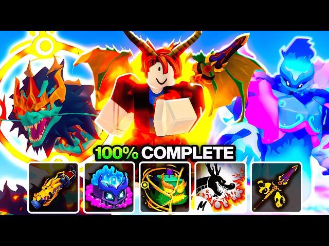 I 100% Completed The Dragon Rework Update on Blox fruits [FULL MOVIE]