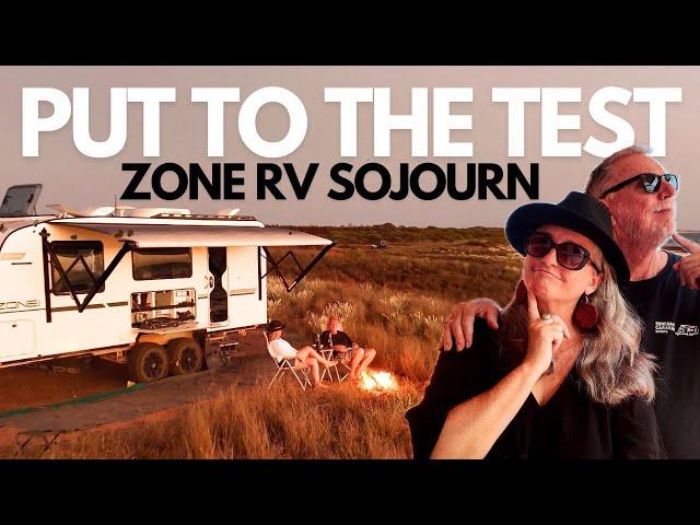 12 Months Living Off-Grid in our Zone RV Caravan REVIEW I 21ft Sojourn Off-Road Caravan Australia