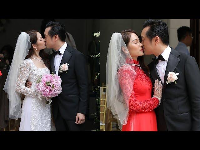 Dương Khắc Linh hôn đắm đuối Sara Lưu tại đám hỏi