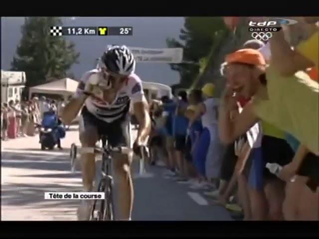 Ataque Carlos Sastre   TOUR DE FRANCE 2008