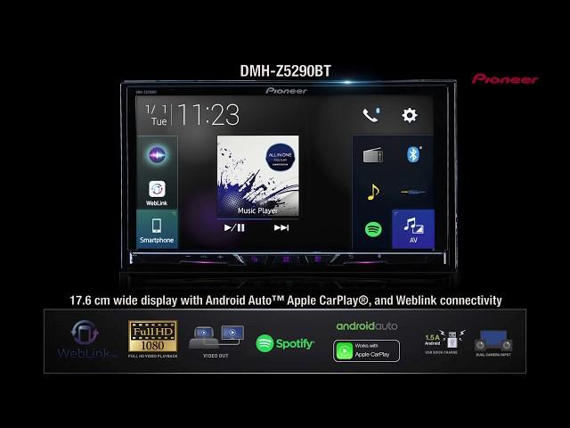 Pioneer DMH Z5290BT : Full HD video playback, Google Maps, many other connected features