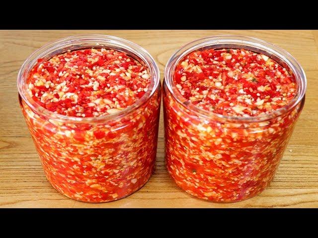 Detailed manual chopped peppers: easy to learn, spicy and appetizing!