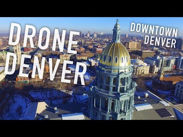 Drone Denver - Downtown Denver Colorado