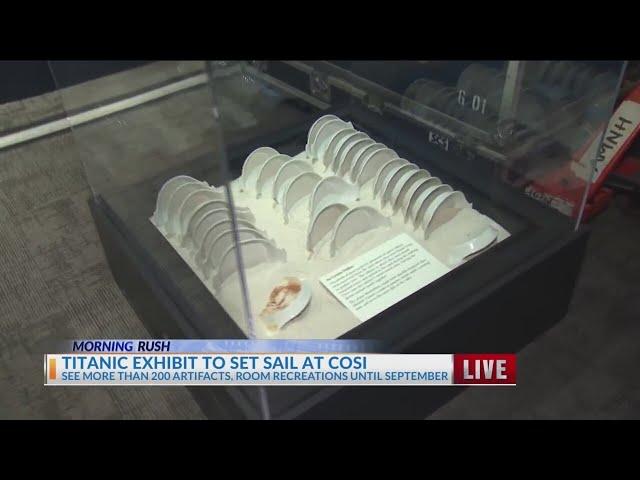 COSI's Titanic exhibit debuts with over 200 artifacts